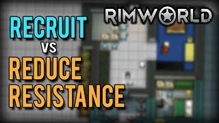 RimWorld Prisoners  Recruit or Reduce Resistance RimWorld 10 Recruitment Guide [upl. by Slemmer922]