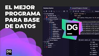 El mejor programa para administrar base de datos SQL y NoSQL  Datagrip [upl. by Dirgis309]