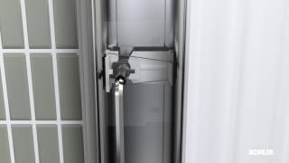 Aerie Twist and Lock Shower Door Installation [upl. by Astrix348]