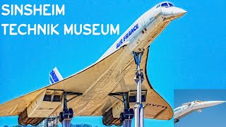 SINSHEIM Technik Museum visit the Iconic Planes Concorde and Tupolev 144 [upl. by Einneg310]