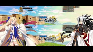 【FGO】90★ Blank Earth Free Quest  Artoria Caster Berserker vs Uesugi Kenshin [upl. by Sutsugua]