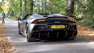 Lamborghini Huracan EVO with Akrapovic Exhaust  LOUD Revs amp Accelerations [upl. by Eng]