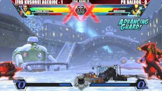 UMVC3 Grand Finals FRB Kusoru Ageojoe vs PR Balrog  FR XV  Road to Evo 2012 [upl. by Stephen]