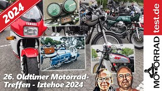 26 Oldtimer MotorradTreffen Itzehoe 2024  Rundgang mit Tanja amp Volker [upl. by Liek]