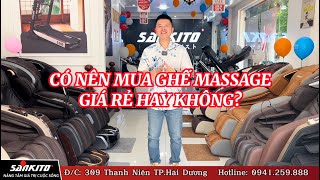 Có nên mua ghế massage giá rẻ hay không [upl. by Nilatak]