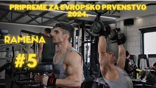 Pripreme za Evropsko prvenstvo 2024 5Trening  Ramena [upl. by Sarad]