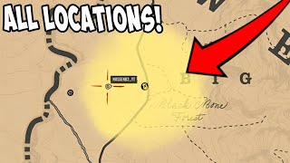 Red Dead Online Black Bone Treasure Map All Locations [upl. by Page7]