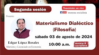 Taller de Formación Marxista Materialismo Dialéctico Filosofía [upl. by Hgeilhsa460]