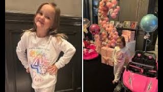 Tamara Ecclestone spares no expense as she rings in daughter Serenas fourth birthday [upl. by Assilrac]