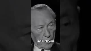 Adenauer lehnt Handschlag und Straßenbefragung Hitlers ab [upl. by Elberta]