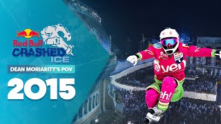 Dean Moriaritys Insane POV Run from Québec City 😮 Red Bull Crashed Ice 2015 [upl. by Banwell240]