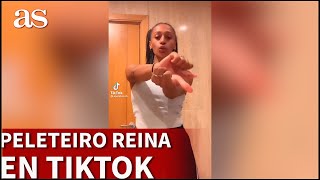 Se ha ganado a pulso ser la reina de TikTok Peleteiro revoluciona las redes con este nuevo baile [upl. by Otero]