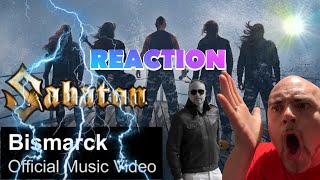 SABATON  Bismarck Official Music Video  REACTION [upl. by Acinnej]