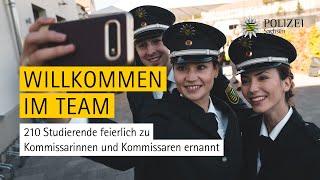 Neue Kommissarinnen und Kommissare für die Polizei Sachsen [upl. by Nrublim237]