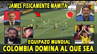 REACCION ALUCINA CON COLOMBIA NIVEL DE CAMPEON EQUIPAZO A BRASIL LO DEJARON MAL [upl. by Lebezej925]