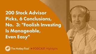 Motley Fool Stock Advisor Investing Should Be Easy [upl. by Shishko]