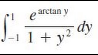 integrate earctany1  y2 dy from y1 to 1 [upl. by Glenna]