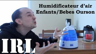 IRL Humidificateur dAir EnfantsBébés Ourson Bleu [upl. by Onailimixam]