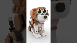 Lego Adorable Dog StopMotion Build [upl. by Eelegna]