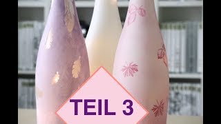 ♥️ Tutorial Stempel TUMBLR Flaschenlampe  LED Lampe selber bauen Lampe selber basteln Stampin up [upl. by Tlevesor63]