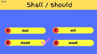 Shall  should [upl. by Evannia]