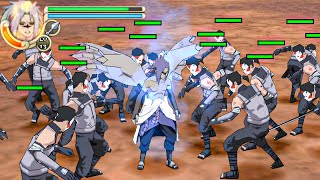 SASUKE vs 1000 Figurantes 7  Naruto Ultimate Ninja Impact PSP2K60Fps [upl. by Cosenza]