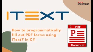 How to programmatically fill out PDF forms using iText7 in C [upl. by Asselem]