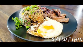 Como Hacer Gallo Pinto ⎪Desayuno típico de Costa Rica⎪ [upl. by Armilla]