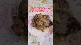 Ficățeii cu ciuperci și smântână shorts liver ficatei mushroom music goodvibes [upl. by Noreen958]