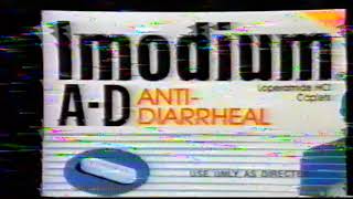 Imodium AD  Tv commercial  1995 [upl. by Nnyleimaj838]