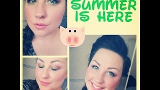 Makeup  Tuto quotPalette Electricquot de UrbanDecay  Summer is here [upl. by Varrian]