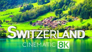 Switzerland in 8K ULTRA HD  Heaven of Earth 60 FPS [upl. by Aisela]