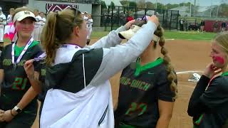 MidBuchanan Gallatin High School softball teams both fall in Class 2 Class 1 State Championships [upl. by Sessilu937]