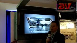 ISE 2013 PeerlessAV Unveils Outdoor Display Enclosure With AC or Heating [upl. by Ynttirb]