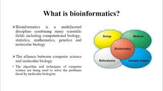 Lec1 Session 1 Bioinformatics [upl. by Adalie]