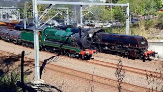 NSWGR 6029 and 3526 Parallel Out of Beecroft Pt2 [upl. by Macmullin]