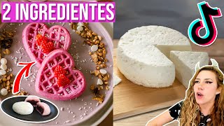 RECETAS DE DOS INGREDIENTES DE TIKTOK [upl. by Garret237]