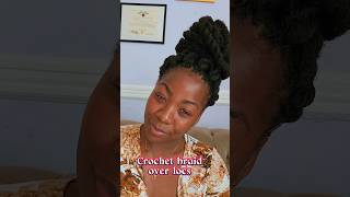 Style crochet box braid over locs [upl. by Meehan]