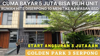 Rumah Murah Serpong 600 Jutaan Dekat Kawasan BSD Tol amp Stasiun Bebas Banjir – Golden Park 3 Serpong [upl. by Hey]