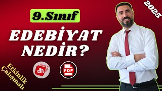 EDEBİYAT NEDİR 2025 Etkinlik Çalışması  9Sınıf Sözün İnceliği Teması  Deniz Hoca PDF📝 [upl. by Maclay787]