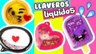 5 LLAVEROS LIQUIDOS super LINDOS ✔ ★ Así o más fácil ★ DIY ★ Manualidades Fáciles y Sencillas [upl. by Liek]