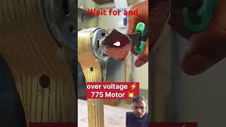 Overvoltage775 Dc Motor Vs Sandpepar frictionexperimentshortvideo [upl. by Merideth38]