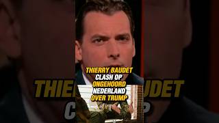 THIERRY BAUDET CLASH OP ONGEHOORD NEDERLAND OVER TRUMP thierrybaudet fvd trump [upl. by Olyhs]