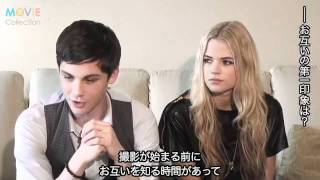 Logan Lerman amp Gabriella Wilde Interview In Japan [upl. by Rosaline]