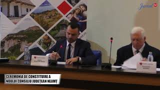 CEREMONIA DE CONSTITUIRE A NOULUI CONSILIU JUDEȚEAN NEAMȚ  25102024  JurnalFM [upl. by Gerc]