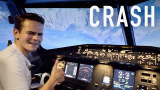 Flying A FULL MOTION a320 Simulator I Crashed [upl. by Olraced1]