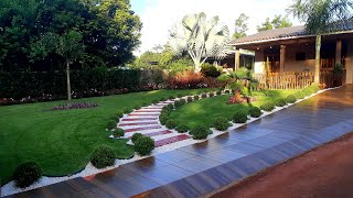 Jardinagem com limitador de grama [upl. by Eiduam]