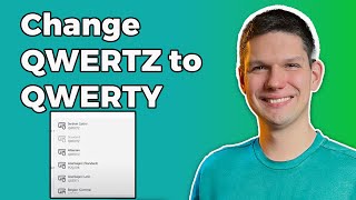 How To Change QWERTZ To QWERTY [upl. by Amabelle]