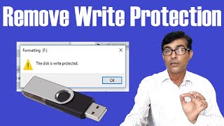 3 Ways Remove Write Protection From USB Pendrive  How to Remove Write Protection on USB drive [upl. by Pubilis195]