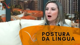 Postura correta da língua  Fonoaudiologia estética com Valesca Resende [upl. by Munniks]